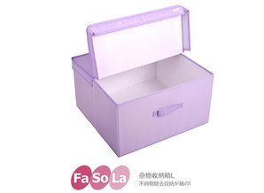 多功能收纳好帮手 涤纶布收纳箱，轻松整理家居杂物